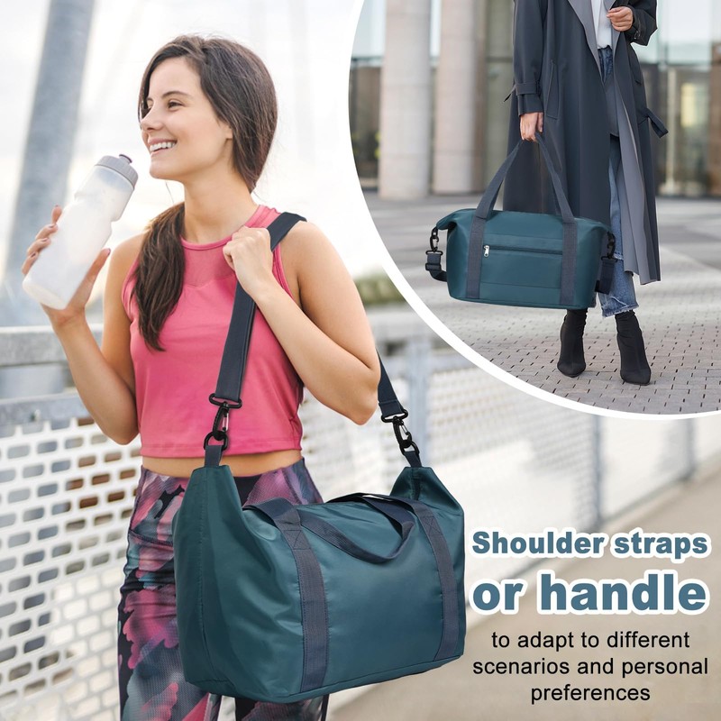 DMLuna Travel Duffel Bag, Tote Sports Gym Bag, Shoulder Overnight