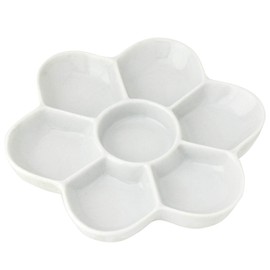 Ink luck temple pottery plum dish 13.5 pack