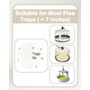 20 Pack Flea Trap Refill Discs Replacement Glue Boards, 7.1"