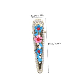 Gatuida 2pcs Vintage Chinese Hairpins for Women Mini Metal Flower Hair Clips with Elegant Design for Traditional Hairstyles Inspired Accessories