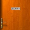 Kichwit Restroom Sign with Magnets on The Back, 8.7 x