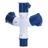 Status 3 Way Splitter Adaptor, 16amp, IP44 Weatherproof – Converts