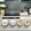 4PCS Stainless Steel Mixing Bowl Set Thickened Soup Bowl Non