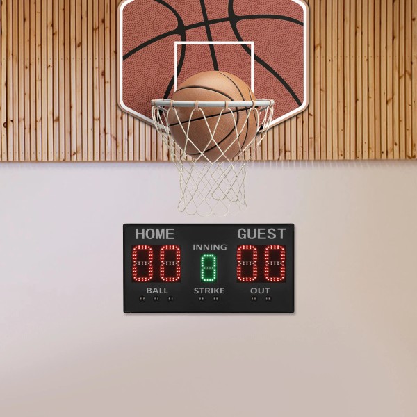 n/a High-Light Digital Scoreboard, Electronic Baseball Scoreboard Remote Control