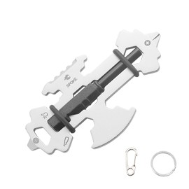 HDKAJL Birthday Gifts for Men, 12 in 1 Multitool Camping Accessories, Multitools Tool Key Ring Screwdriver Bottle Opener, Gadgets Gift for Men Outdoor Camping Hiking