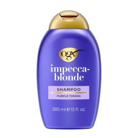 OGX Impecca-Blonde Purple Toning Shampoo, 13 fl oz