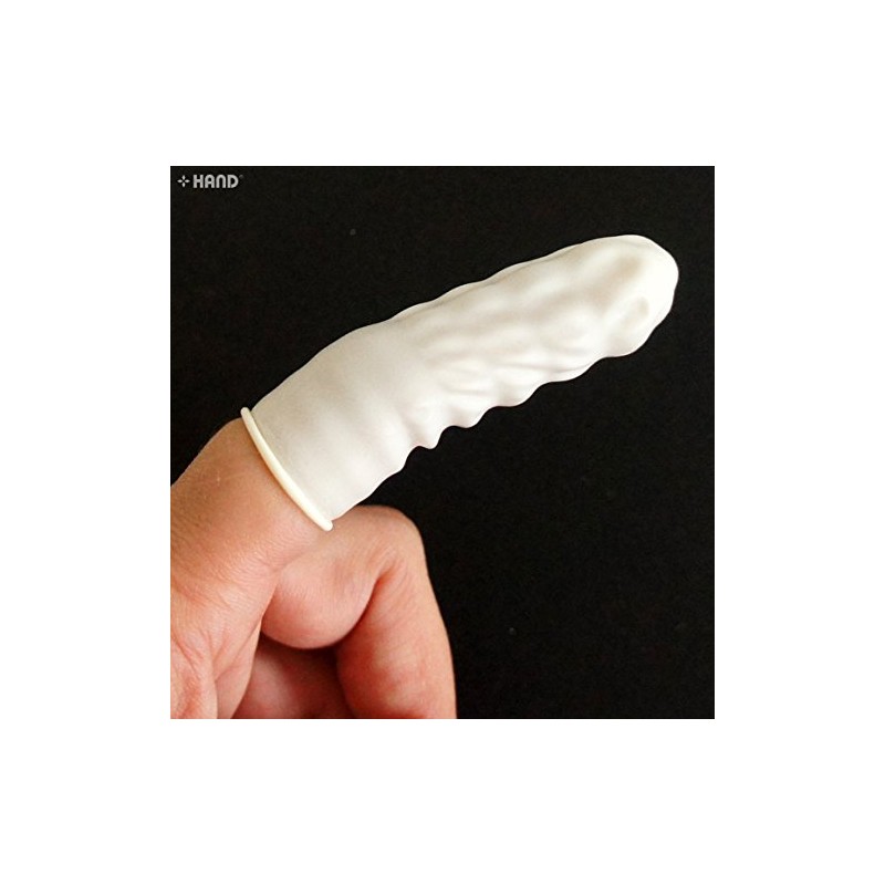 HAND ® Disposable Anti Static Off White Rubber Latex Finger