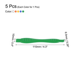 MECCANIXITY 5pcs Universal Pry Spudger Tool, Phone Pry Opening Tool Plastic Crowbar for Cell Phone, PC, Laptop Tablet Screen Repairing, 5 Assorted Color