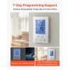 7-Day Programmable Thermostat with Built-in GFCI Sensitivity Home Radiant Underfloor