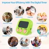 Kitchen Timer, 4PCS Digital Timer Magnetic Clock Stopwatch Countdown Timer