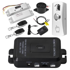 YiToo Access Control System Kit 433MHz Remote Control Opener with Eletric Drop Bolt Lock 12VDC for Narrow Door