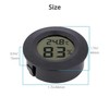 DollaTek Mini Digital LCD Temperature Humidity Meter Thermometer Hygrometer Round
