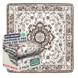 PUPIBOO Washable Pee Pads for Dogs and Cats - Super Absorbent Reusable Puppy Training Pads - 100% Waterproof, Leak-Proof & Non-Slip Whelping Pads for Pet Housebreaking
