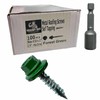 (100) BRAUNY BOY Forest Green - Metal Roofing Screws #10