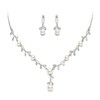 EVER FAITH Mujer Sets de Joyería Cristal Austríaco Perla Simulada
