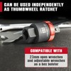 CROM Breaker Bar Ratchet Adapter - 1/2-Inch Ratcheting Adapter Converts