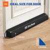 MAGZO Door Draft Stopper 30 Inches, 2 Pack Weighted Triangular