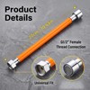 Tissting Extensión De Grifo Giratoria 360° Tubo Flexible 27cm Conector