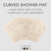 Allure Curved Bath Mat 48 x 80cm – 100% Cotton