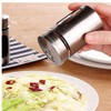 【morning place】 Stainless Steel Seasoning Can Set, Salt, Pepper, Sugar