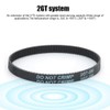 ASHATA 5 Pieces/Package - 6 mm Rubber Closed Timing Belt