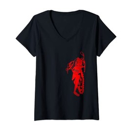 Womens Snowmobile Apparel - Snowmobile V-Neck T-Shirt