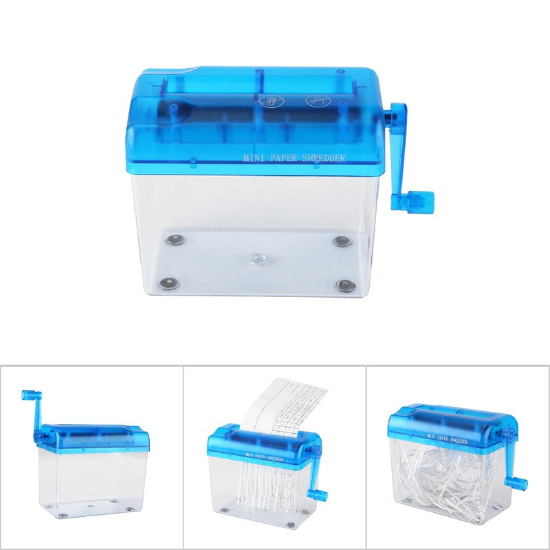 A6 Portable Mini Manual Paper Cut Shredder for Office Home