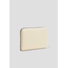 s.Oliver Leather Look Wallet with Logo Detail, beige