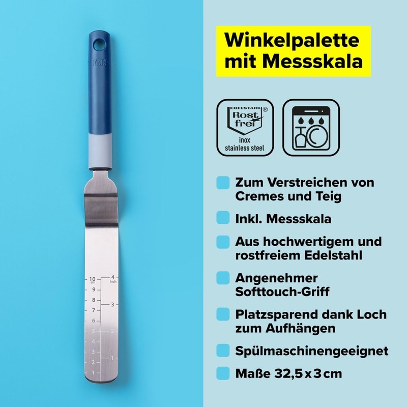 Tasty Angle Palette with Measuring Scale, 32.5 x 3 cm,
