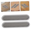 WOONEKY 4pcs Ventilation Grille for Wardrobe Shoe Cabinet Breathable Mesh