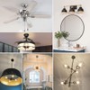 E12 Décor Globe g16.5 Candelabra Light Bulb 4W Dimmable ,