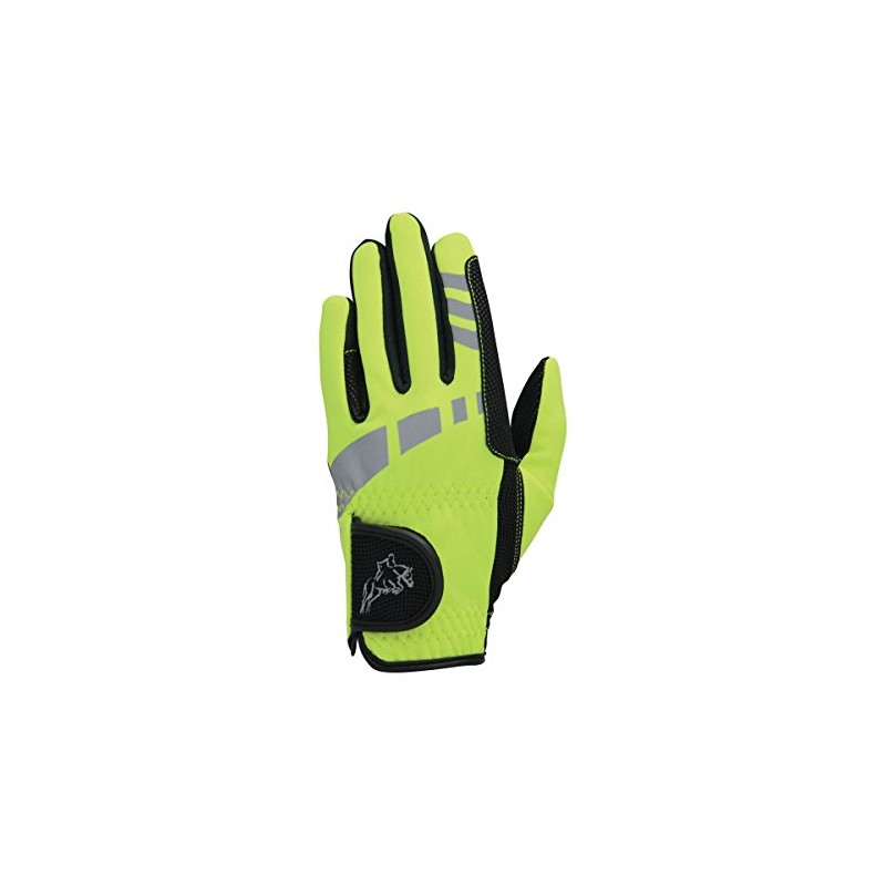 Hy5 Extreme Reflective Softshell Gloves - Adult Reflective Yellow Small