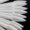 160 Pcs Stiletto Nail Swatch Sticks Practice Nail Sample Sticks
