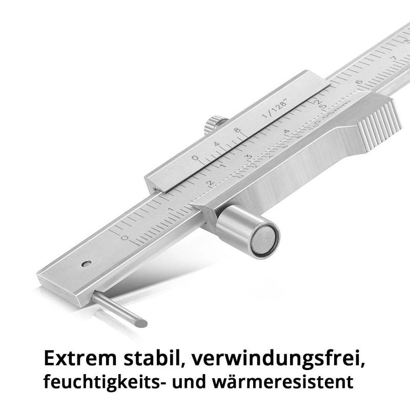STAHLWERK Scribe Vernier Calliper, Measuring Gauge, Calliper 0-200 mm, 8