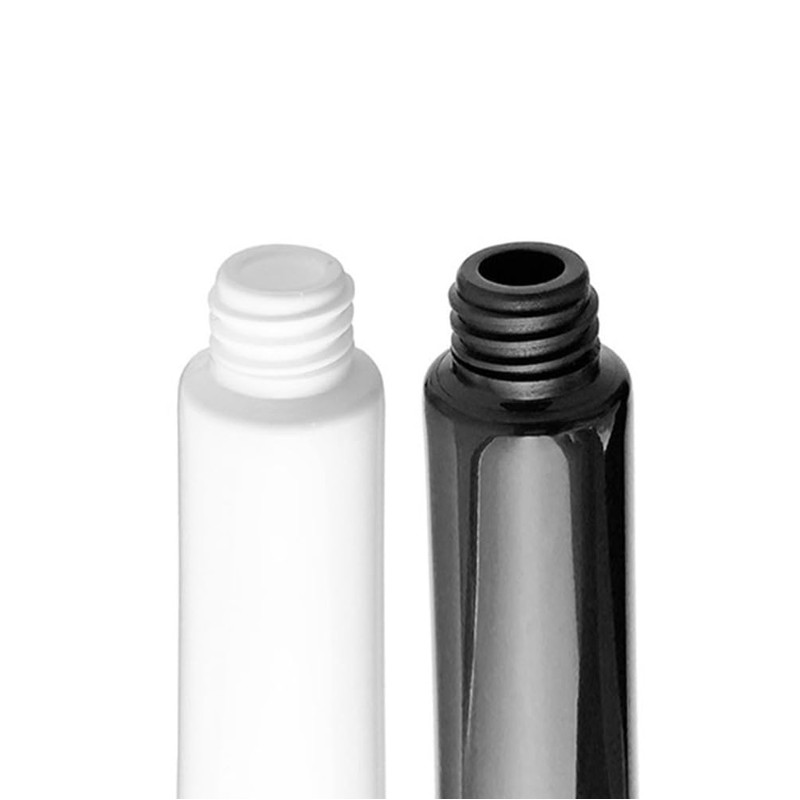 3PCS 40ML/1.3OZ Black Airless Pump Bottles Refillable Travel Cosmetic Tube