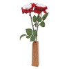 JustPaperRoses 2nd Year Wedding, 2-Stem Cotton Roses with Vase