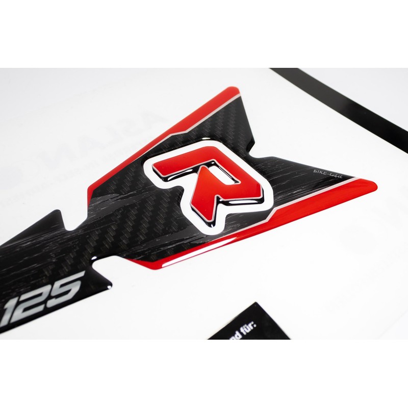 Tankpad Carbon Look 3D Tank Sticker Compatible with Honda CB125R