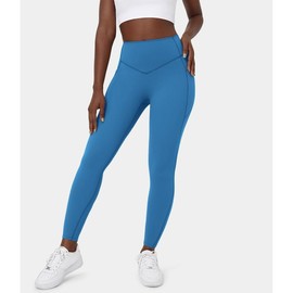Halara UltraSculpt SoCinched High Waisted Tummy Control Side Pocket Shaping Training Leggings#summer#summervibes#NovaTopFinds#TikTokShopBacktoSchool:_Vallarta Blue_7/8_M(8-10)