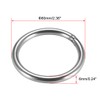 sourcing map 201 Stainless Steel O Ring 60mm(2.36") Outer Diameter