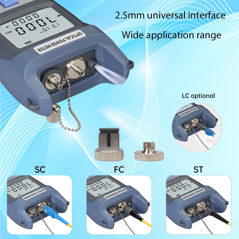 Xunsomten - Fiber Optic Tester 3 in 1 Function Optical