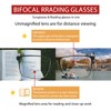 UXAOSVME Progressive Multifocus Reading Glasses Anti Blue Light Photochromic/Bifocal Reading