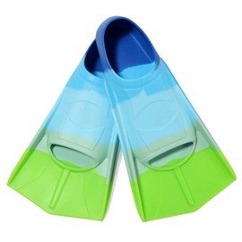 Foyinbet Kids Swim Fins,Short Kids Fins Youth Swimming Flippers for Lap Swimming Training for Children Girls Boys Beginners XS