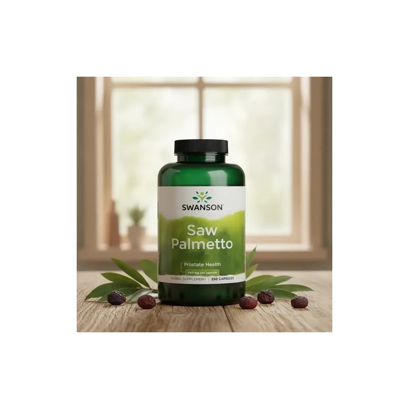 Saw Palmetto - Suplemento Palma Enana 540mg 250 Cápsulas