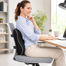 Memory Foam Lumbar Support Pillow for Office Chair and Car