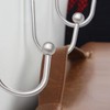 DALAETUS 12 Pcs Silver Curtain Holdbacks, U-Shaped Curtain Tie Back,