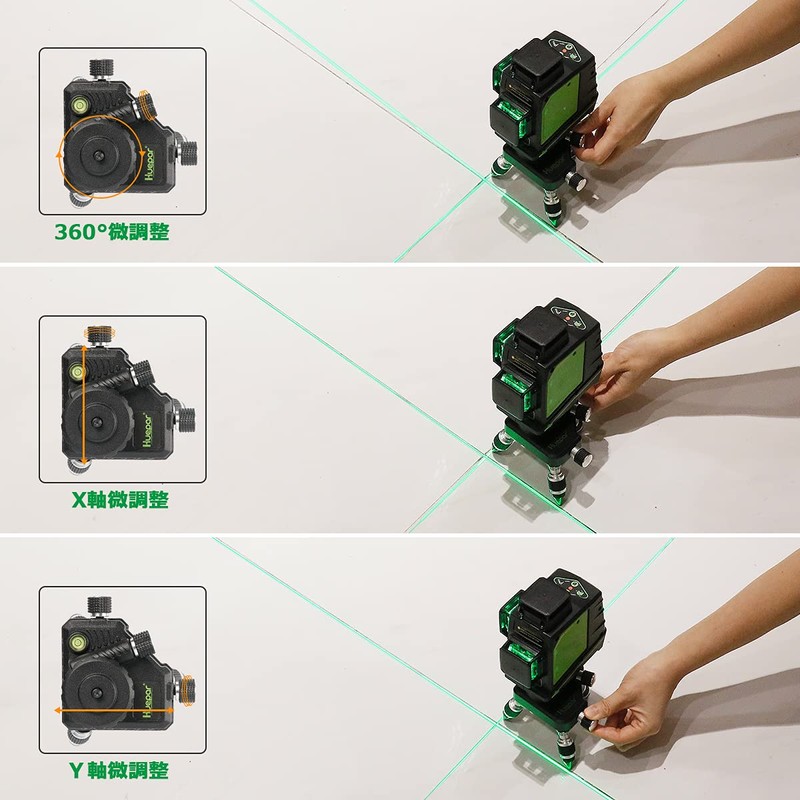 Huepar AT2 Downswing Adapter Tripod Connection Adapter Mount Base 360°