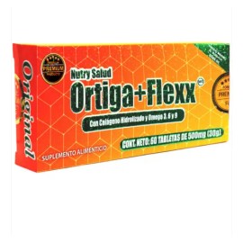6 Cajas Ortigaflexx Con Colageno Hidrolizado Y Omega 3,6,9                                                                                            