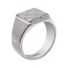Emporio Armani Men's Eagle Logo Silver Stainless Steel Ring, EGS31360409