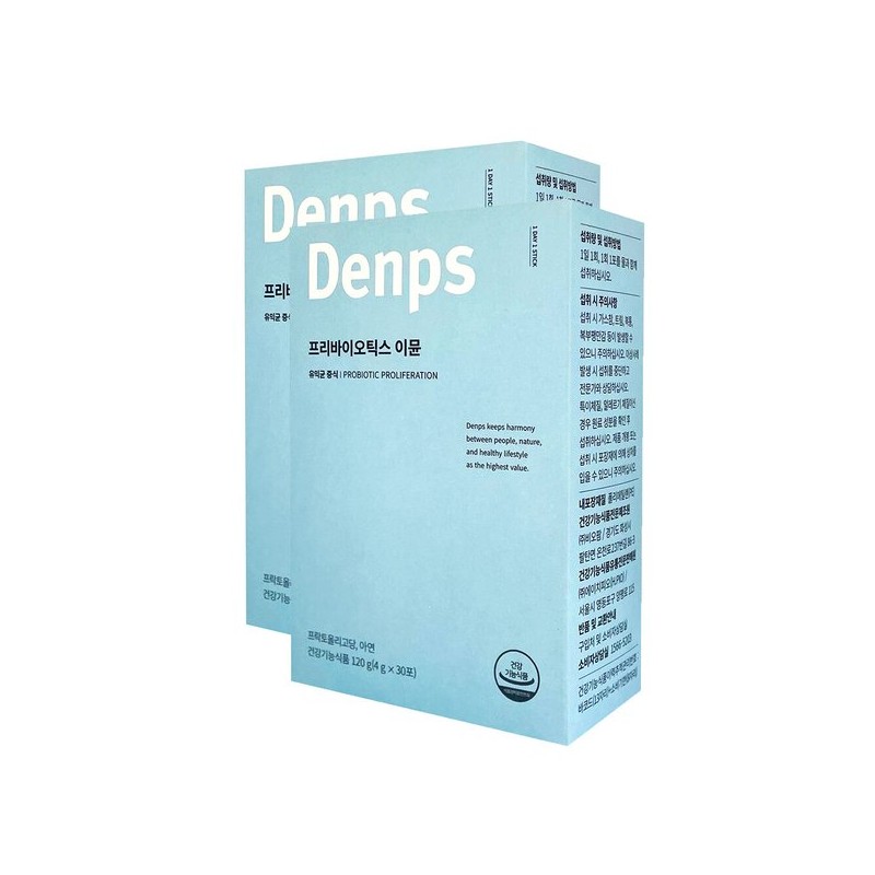 Denforce 덴프스 프리바이오틱스 이뮨 4g x 30포 2개월분 TB Denfuss