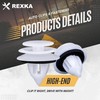 Rexka 10pcs Mazda Trim Panel Clips Fastener Rivet GJ6R-68-ABX for